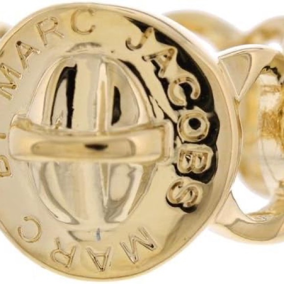 Marc by Marc Jacobs Women's Katie Ring Oro Ring SM/MD (6-7) - Picture 2 of 5